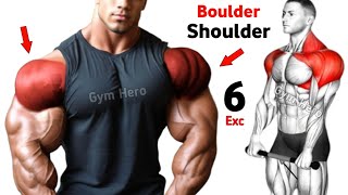 6 Fastest Exercises For Boulder Shoulder [upl. by Stevana]