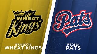 Brandon Wheat Kings at Regina Pats March 22 2024 Highlights  WHL  AccessNow Sports [upl. by Anirdua46]