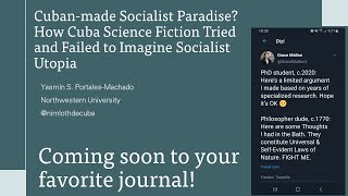 Cubanmade Socialist Paradise How Cuba Science Fiction Tried and Failed to Imagine Socialist Utopia [upl. by Matheson]