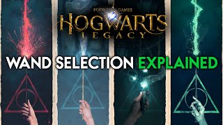 Hogwarts Legacy Wand Selection  What to Expect  Explained in depth [upl. by Ellennod]