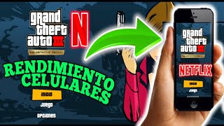 RENDIMIENTO GTA III NETFLIX EN CELULARES ANDROID 2024 ✅ [upl. by Calie]