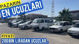 PAZARIN EN UCUZLARI ADANA OTO PAZARINDA 200000 TLden UCUZA SAHİBİNDEN SATILIK ARABALAR [upl. by Echikson]