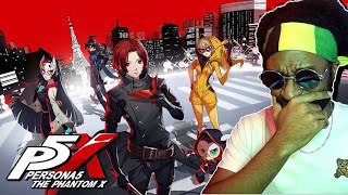 This Song is AMAZING  Persona 5 The Phantom X Opening Reaction [upl. by Assirok]