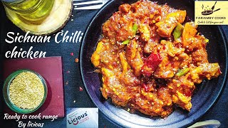 How to Cook Licious Sichuan Chilli Chicken strips Schezwan Chilli ChickenReady to cookytshorts [upl. by Adnyc719]