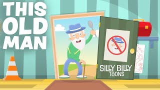 This Old Man There Was An Old Lady Who Swallowed a Fly  Silly Billy Toons  Silly songs for kids [upl. by Drwde25]