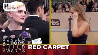 Gayle Rankin Red Carpet Interview  24th Annual SAG Awards  TBS [upl. by Anehta]