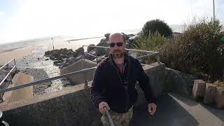 Vlog at Amroth beach Wales Nov 2022 [upl. by Debor]