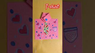 Easy Tshirts Craft New Creative Craft tshirt clothing clothes trending youtubeshorts craft [upl. by Dibri]