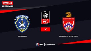 LIVE  SRI PAHANG FC vs KUALA LUMPUR CITY EXTENSION  PIALA MFL 2023 PMFL13 [upl. by Akimehs665]