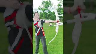 68inch recurve bow for archers shorts [upl. by Ahsemrak]