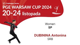 3 Antonina DUBININA SRB W SP PGE Warsaw Cup 2024 [upl. by Anhoj8]