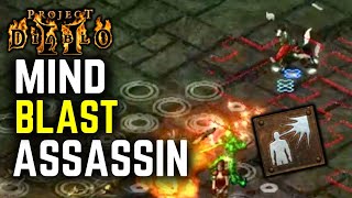 Project Diablo 2 Season 10 Mind Blast Assassin [upl. by Luapnhoj933]