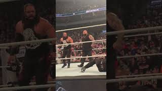 OG Bloodline vs New Bloodline Jacob Fatu Roman Reigns romanreigns jacobfatu smackdown milwaukee [upl. by Mareld]