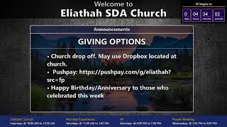 Sabbath Services  Community Guest Day  October 21st 2023 [upl. by Atteval]