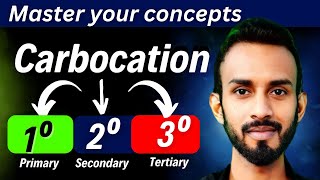 Primary Secondary Tertiary Carbocations  Stability order of Primary Secondary Tertiary Carbocation [upl. by Leohcin731]