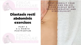 Diastasis recti abdominis 34 months postpartum [upl. by Margeaux]