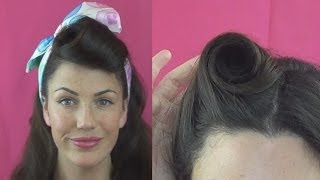 HOW TO roll VICTORY ROLLS 6 DIFFERENT ways  Fitfully Vintage [upl. by Aicilla648]