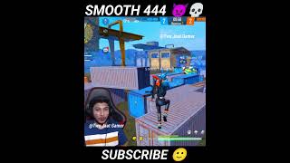 Smooth 444 😡💢 nonstopgaming 1vs4 gameplay 😤 ffshorts ajjubhai gyangaming totalgaming freefire [upl. by Ttirrem]