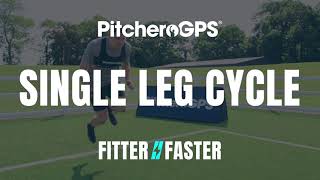 Single Leg Cycle  Exercise Drill for Speed amp Sprint Training [upl. by Enneibaf]