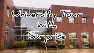 University tour with a surprise 😮 canada crandall moncton travel internatinalstudents india [upl. by Bristow938]