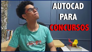 AUTOCAD PARA CONCURSOS PÚBLICOS Resolvendo questões de prova [upl. by Okihsoy]