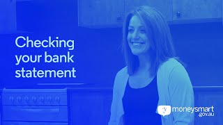 ASICs MoneySmart top tips on checking your bank statement [upl. by Ayekram139]