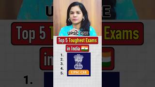 Top 5 Toughest Exams in India top5 shorts india exam exams toughestexam fyp quiz yt [upl. by Atnomed]