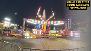 Sizzler Ride At The Round Lake Elote Festival 2024 [upl. by Sirehc]