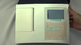 Cardioline AR1200 EKG machine [upl. by Aylward]