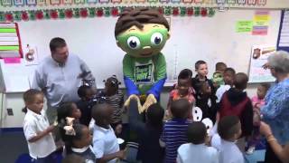 Super WHY is quotCalling All Readersquot at John P Parker [upl. by Nauwtna]