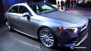 2020 Mercedes Benz A Class A220 4Matic  Exterior and Interior Walkaround  Debut 2018 LA Auto Show [upl. by Dahaf]