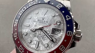 Rolex GMTMaster II quotPepsiquot Meteorite 126719BLRO Rolex Watch Review [upl. by Robma158]