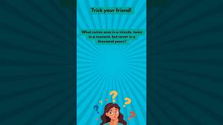 Trick your friend ✌️ shorts riddles riddlesinenglish fun knowledge facts quiz logicalside [upl. by Dyol]