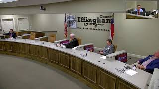 Effingham County Planning Board Meeting August 13th 2024 [upl. by Ilak697]