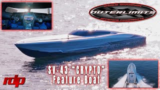 OUTERLIMITS PowerBoats SV43 quotCRYPTOquot  Feature Boat [upl. by Enaitsirhc586]