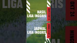 Hasil Liga Inggris Sabtu 1910 amp Jadwal Liga Inggris Minggu 201024 premierleague [upl. by Sirovart]