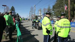 Watch the Boston Marathon start in less than 3 minutes [upl. by Colan]