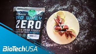 RECIPE Lemon cheesecake with Iso Whey Zero  BioTechUSA [upl. by Riane102]