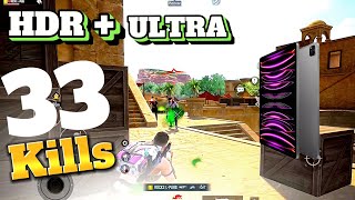 Pubg HDR  ULTRA LIVIK GAMEPLAY SOLO vs squad 33 kills [upl. by Yanal]