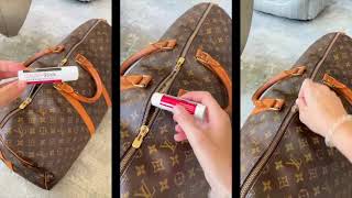 How to Restore a Vintage Louis Vuitton Keepall 55 [upl. by Roch261]