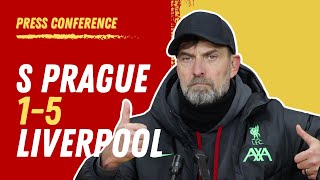 Sparta Prague 15 Liverpool Europa League  Jurgen Klopp Press Conference [upl. by Rosalia352]