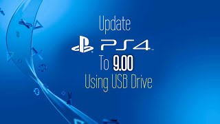 How To Update Your PS4 To 900 Using USB Drive [upl. by Monahon1]