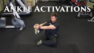 Ankle Activation Exercises  Dorsiflexion After Mobilization [upl. by Anthiathia380]