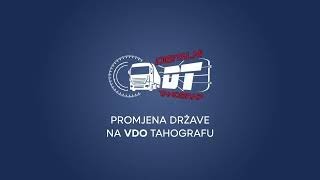 Promjena države na VDO tahografu [upl. by Anerdna]