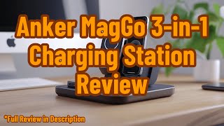 Anker MagGo 3in1 Charging Station Review [upl. by Edac920]