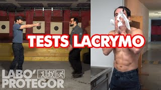 6 bombes lacrymogènes testées en action  LABO PROTEGOR [upl. by Airtemed]