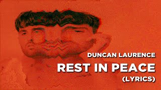 Duncan Laurence  Rest In Peace Lyrics [upl. by Eckmann]