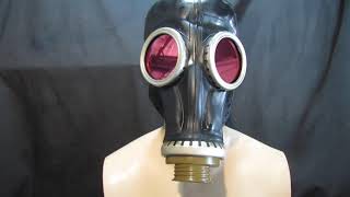 GP5 Gas Mask With Red Mirror 3mm Polycarbonate lenses [upl. by Kalila356]