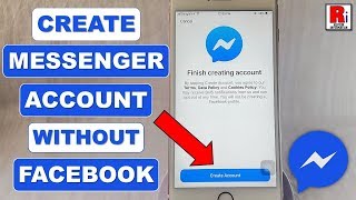 How To Create Messenger Account Without Facebook Account [upl. by Sayette]