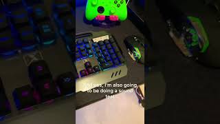 The quietest keyboard and mouse ￼🤫🤫🤫shorts [upl. by Ardnuhsor]